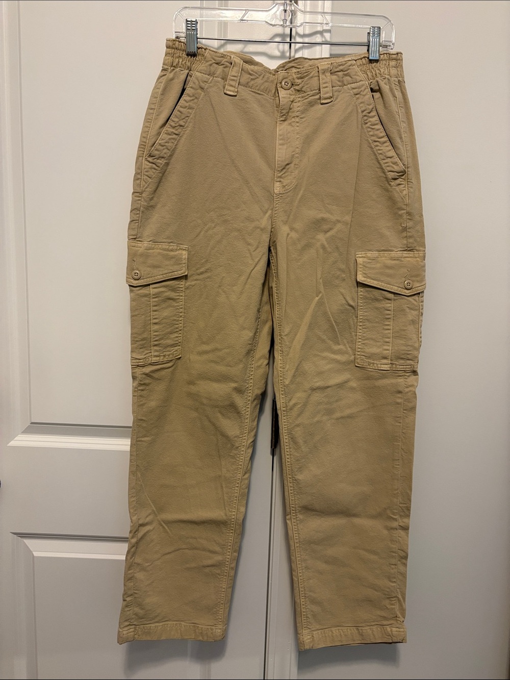 American Eagle Outfitters Tan Cargo Pants with Side Pockets